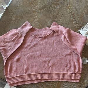 RD Style Dusty Rose Women's Crew Neck Sweater